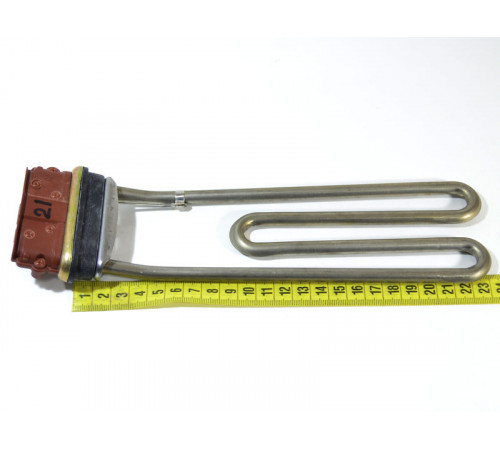 Тэн для стиральной машинки ZANUSSI L=230 mm 2000 W гнутый